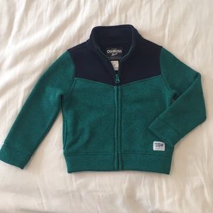 Boys size 3t Oshkosh fleece zip up